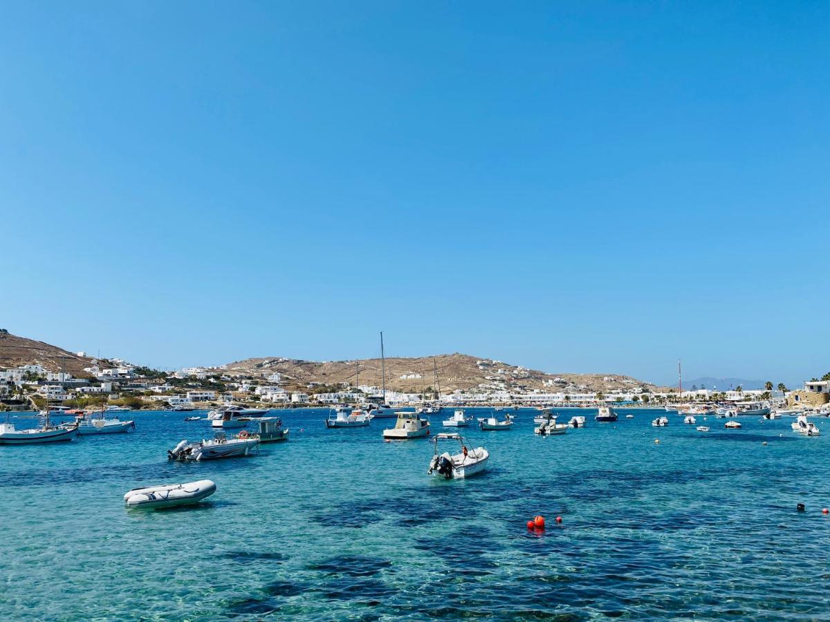 Cyclades Blue Aparthotel Ornos  Bagian luar foto