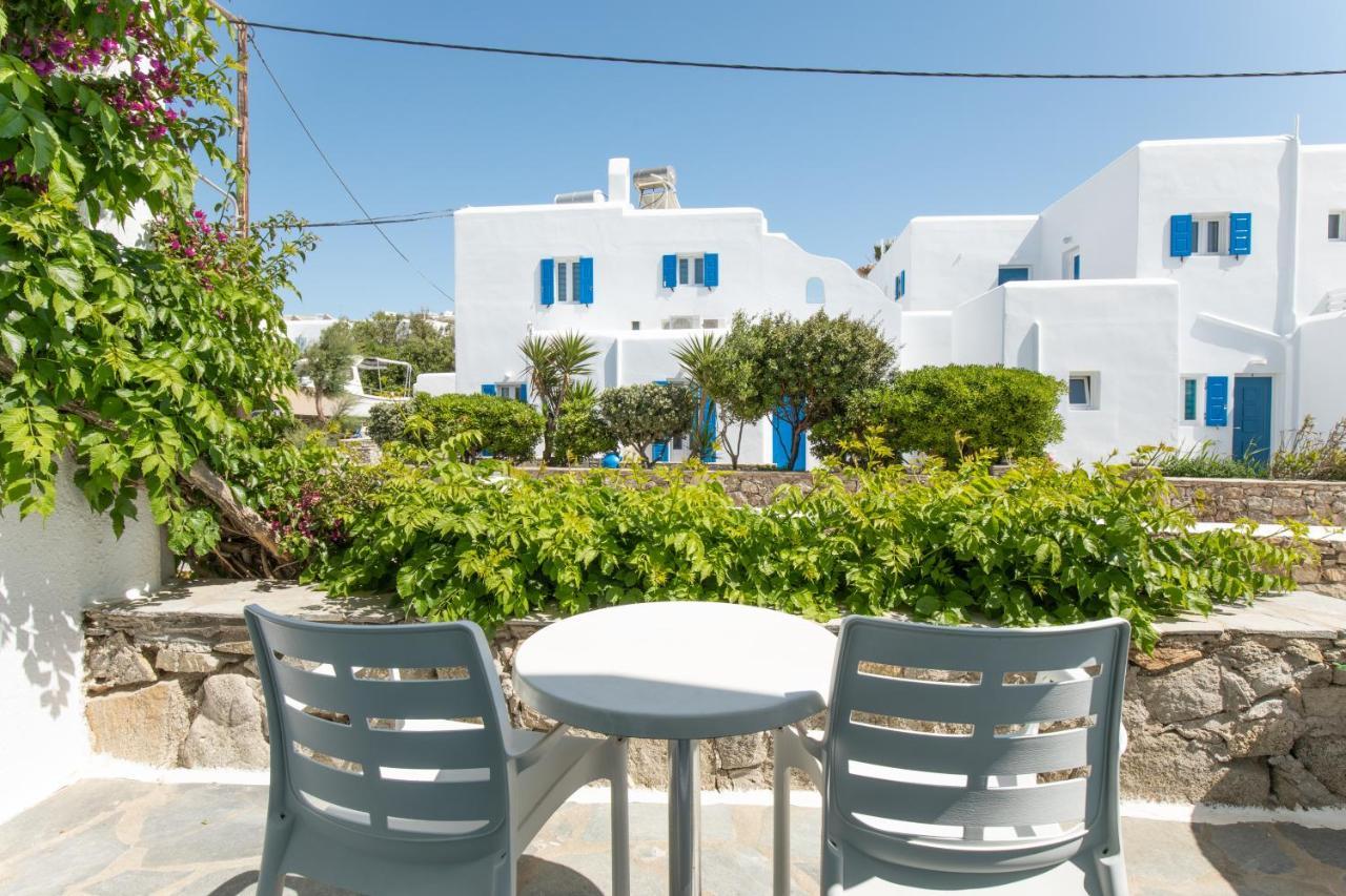 Cyclades Blue Aparthotel Ornos  Bagian luar foto