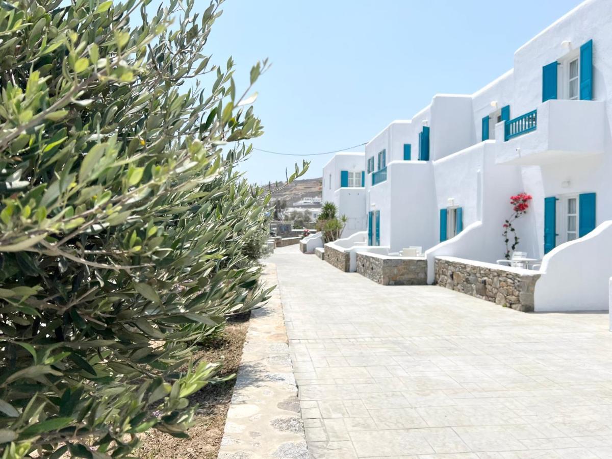 Cyclades Blue Aparthotel Ornos  Bagian luar foto