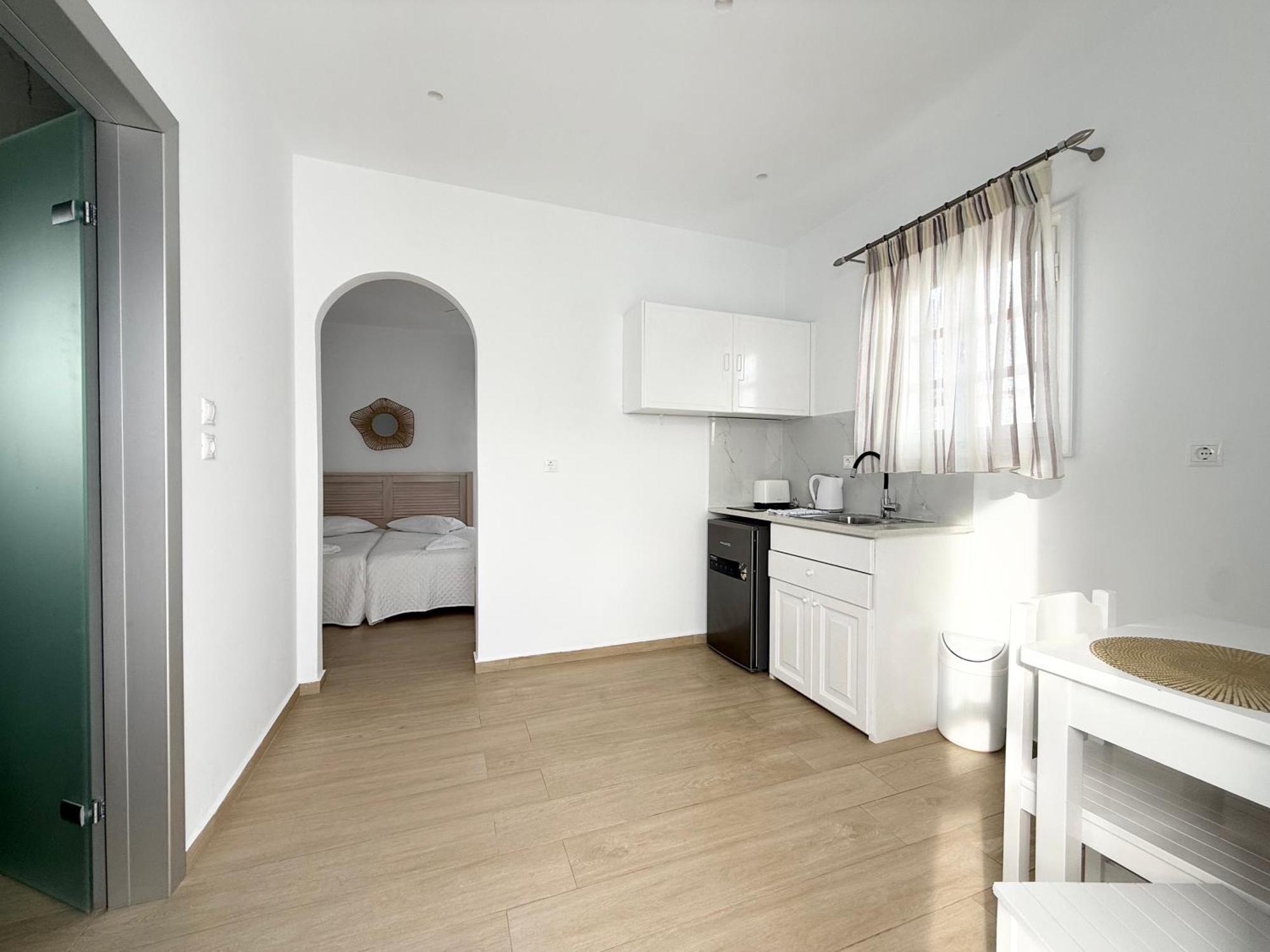 Cyclades Blue Aparthotel Ornos  Bagian luar foto