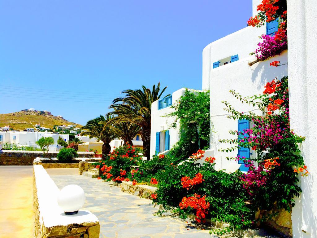 Cyclades Blue Aparthotel Ornos  Bagian luar foto